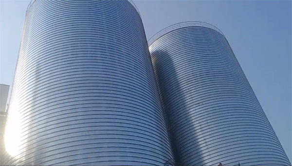 奉节2座混凝土高架卷板仓